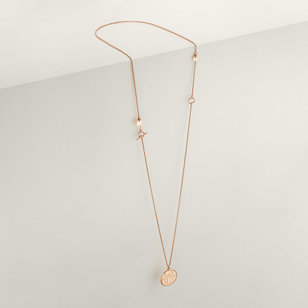 (HERMES)Ex-Libris long necklace MM Hermès Ex-Libris long necklace, medium model | Hermès Finland